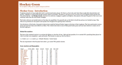 Desktop Screenshot of hockeygoon.com